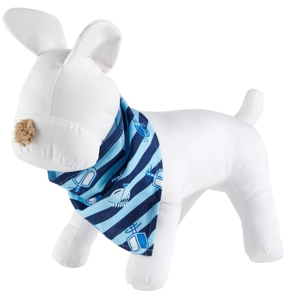 Family PJ's Pet’s Hanukkah Bandana Size L/XL - Picture 1 of 6